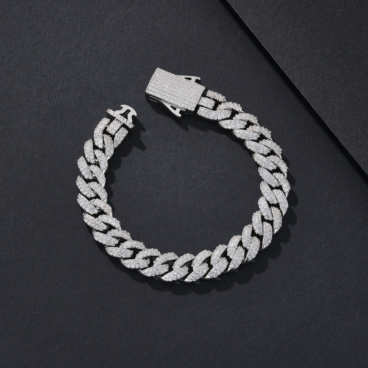 10mm Mid-Width CZ Iced Miami Cuban Bracelet