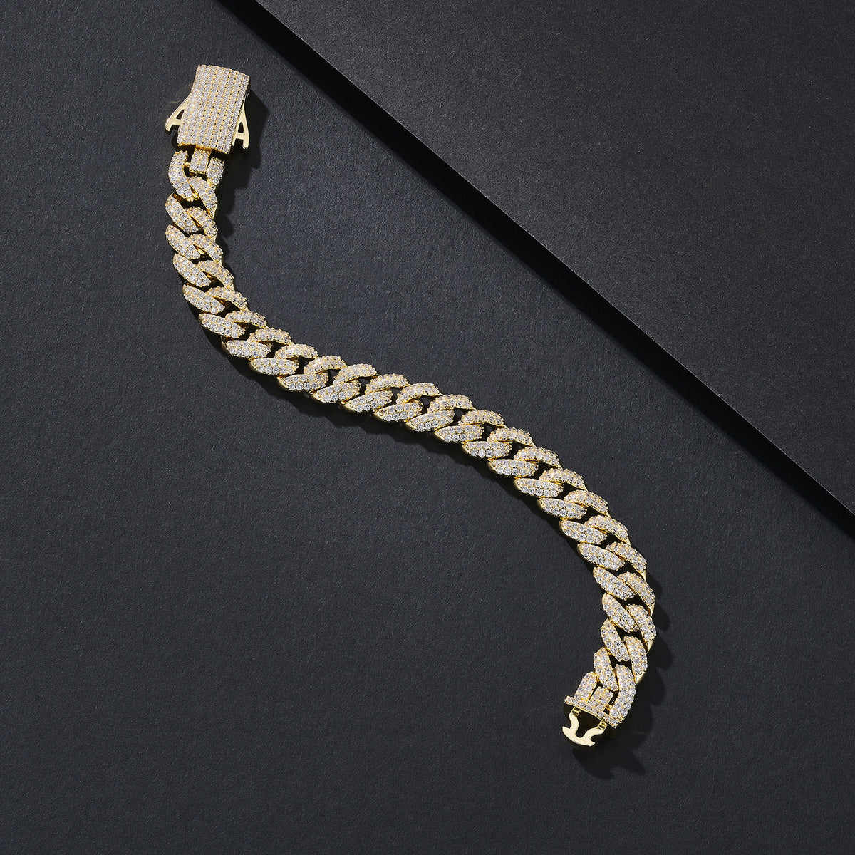 10mm Mid-Width CZ Iced Miami Cuban Bracelet
