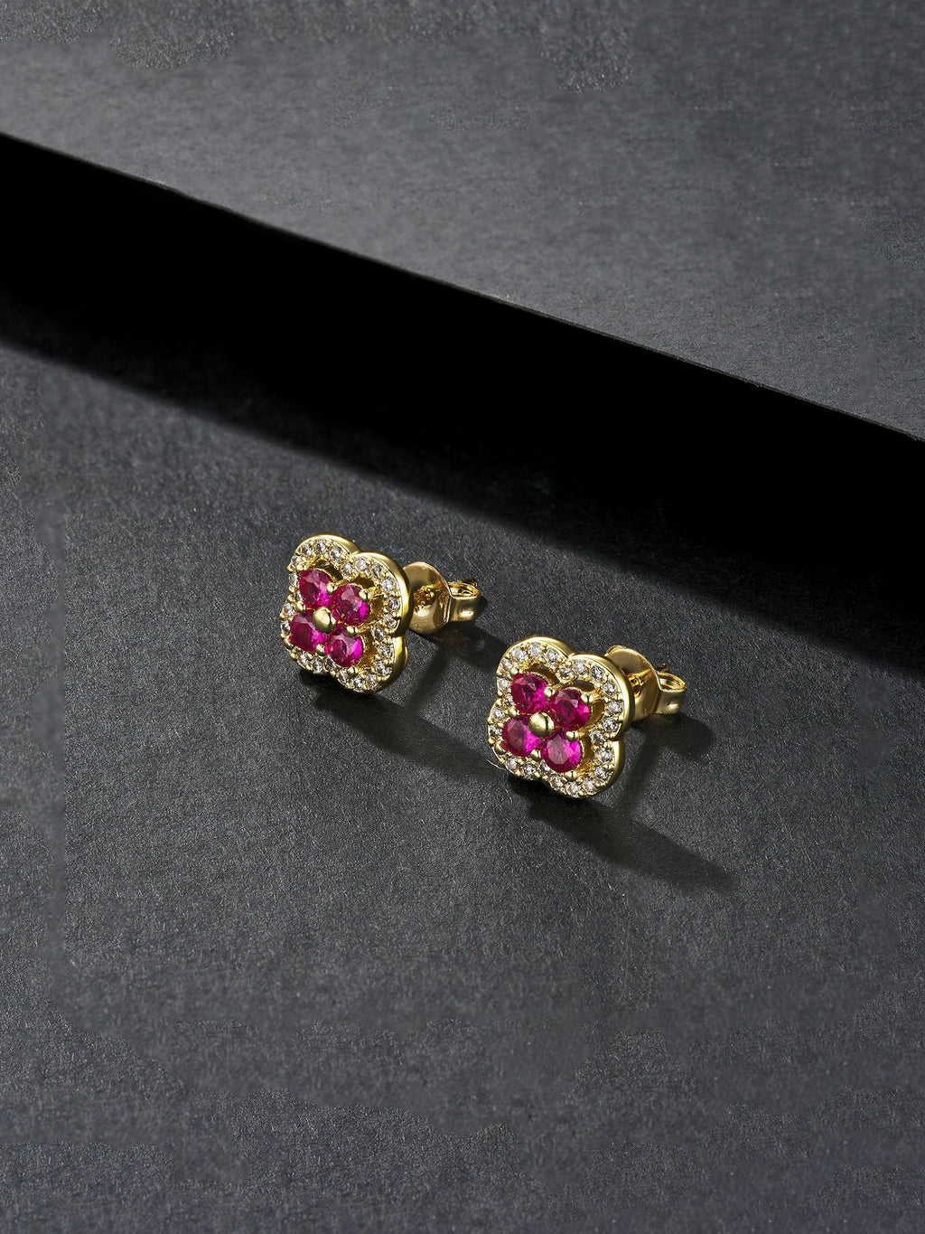Iced Street CZ Stud Earrings
