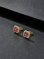 Iced Street CZ Stud Earrings