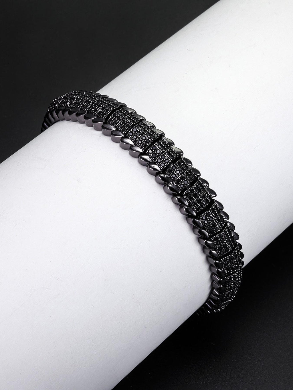 9MM Faceted Snake Bracelet