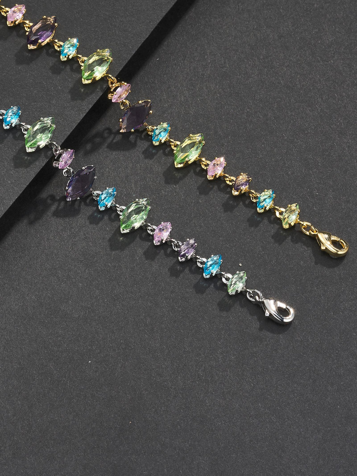 Adjustable Marquise CZ Bracelet