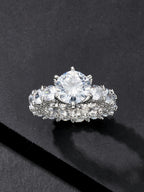 Prong Ice Crown Ring