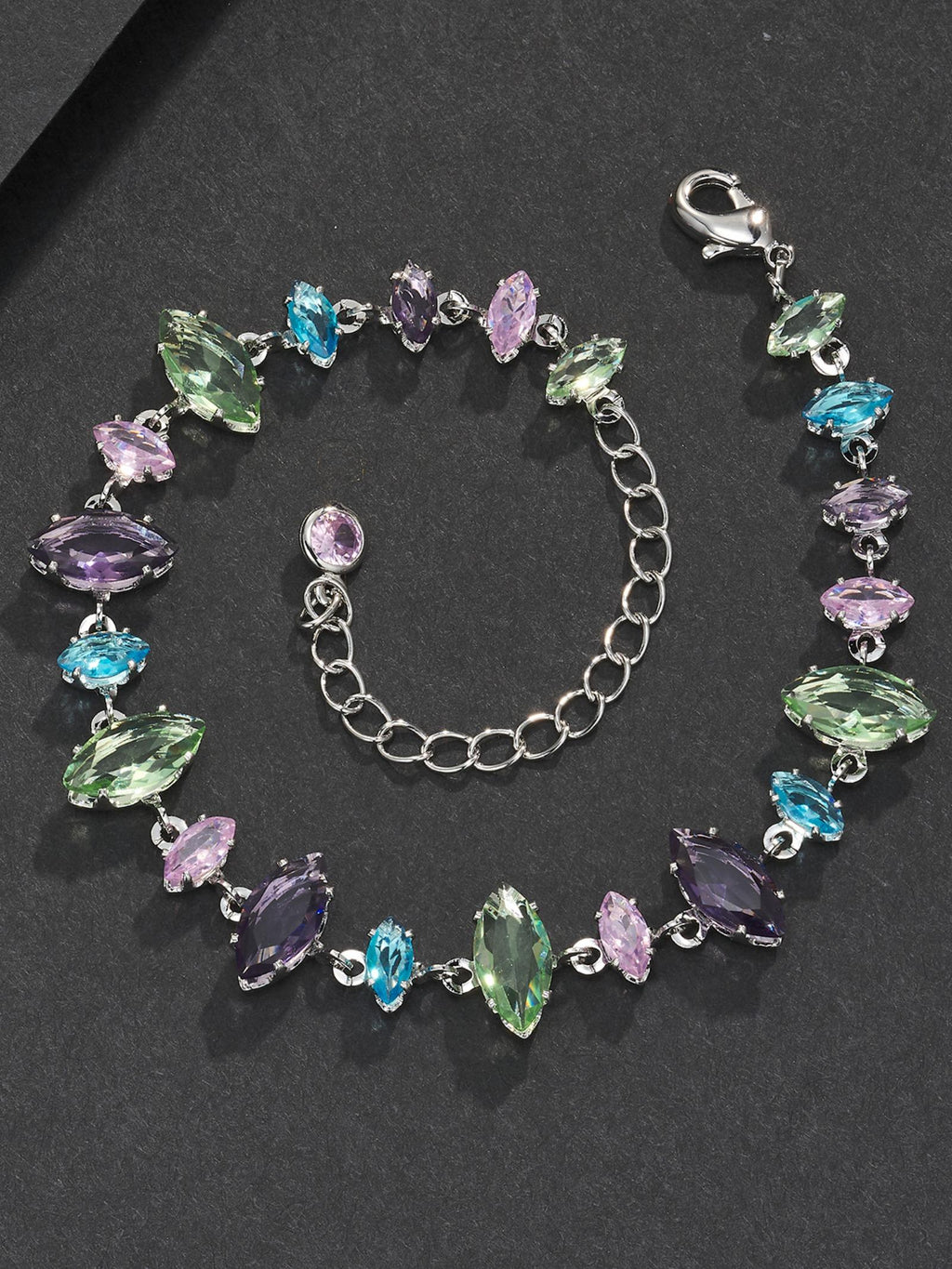 Adjustable Marquise CZ Bracelet