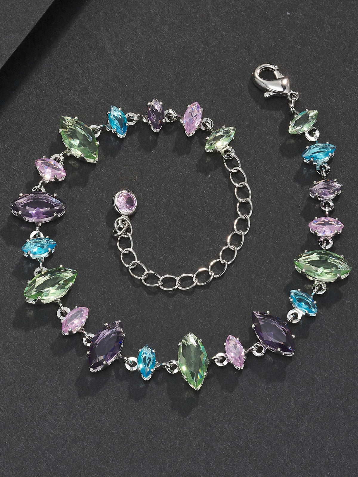Adjustable Marquise CZ Bracelet