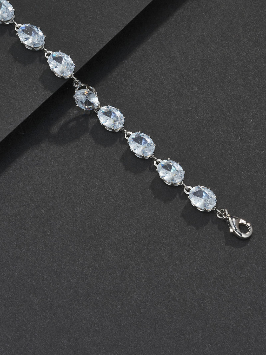 7mm Oval Gemstone Bracelet