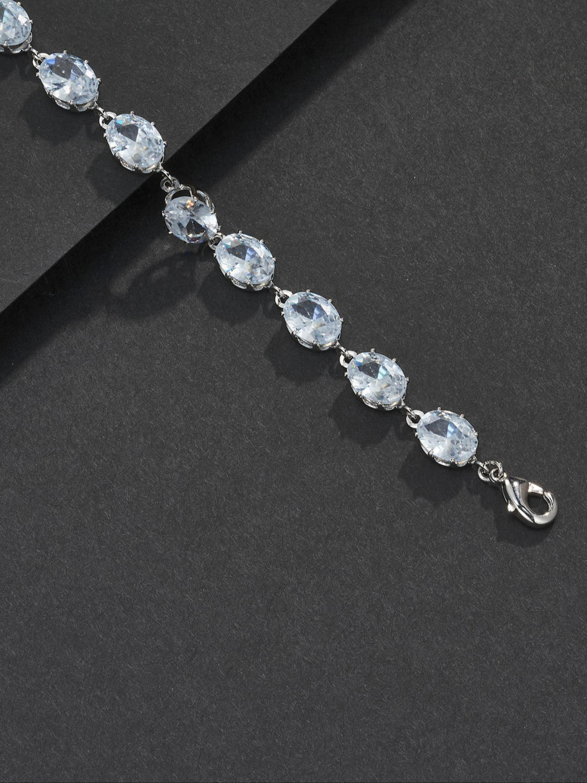7mm Oval Gemstone Bracelet