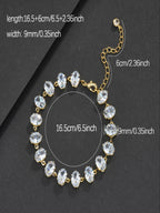 9mm Candy Oval CZ Bracelet