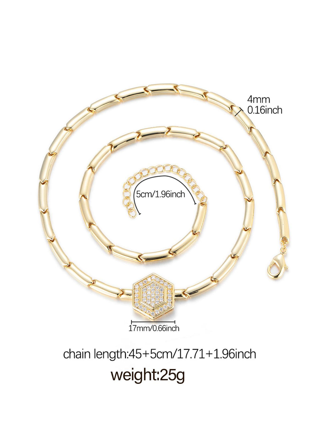 Hexagon CZ Chain