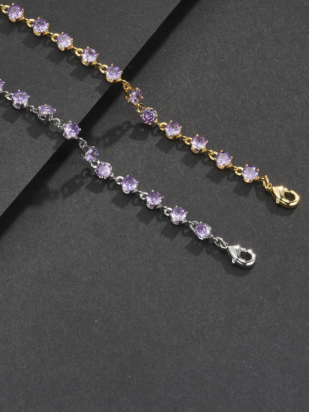 4mm Purple Gemstone Bracelet
