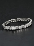Minimal Cube CZ Bracelet