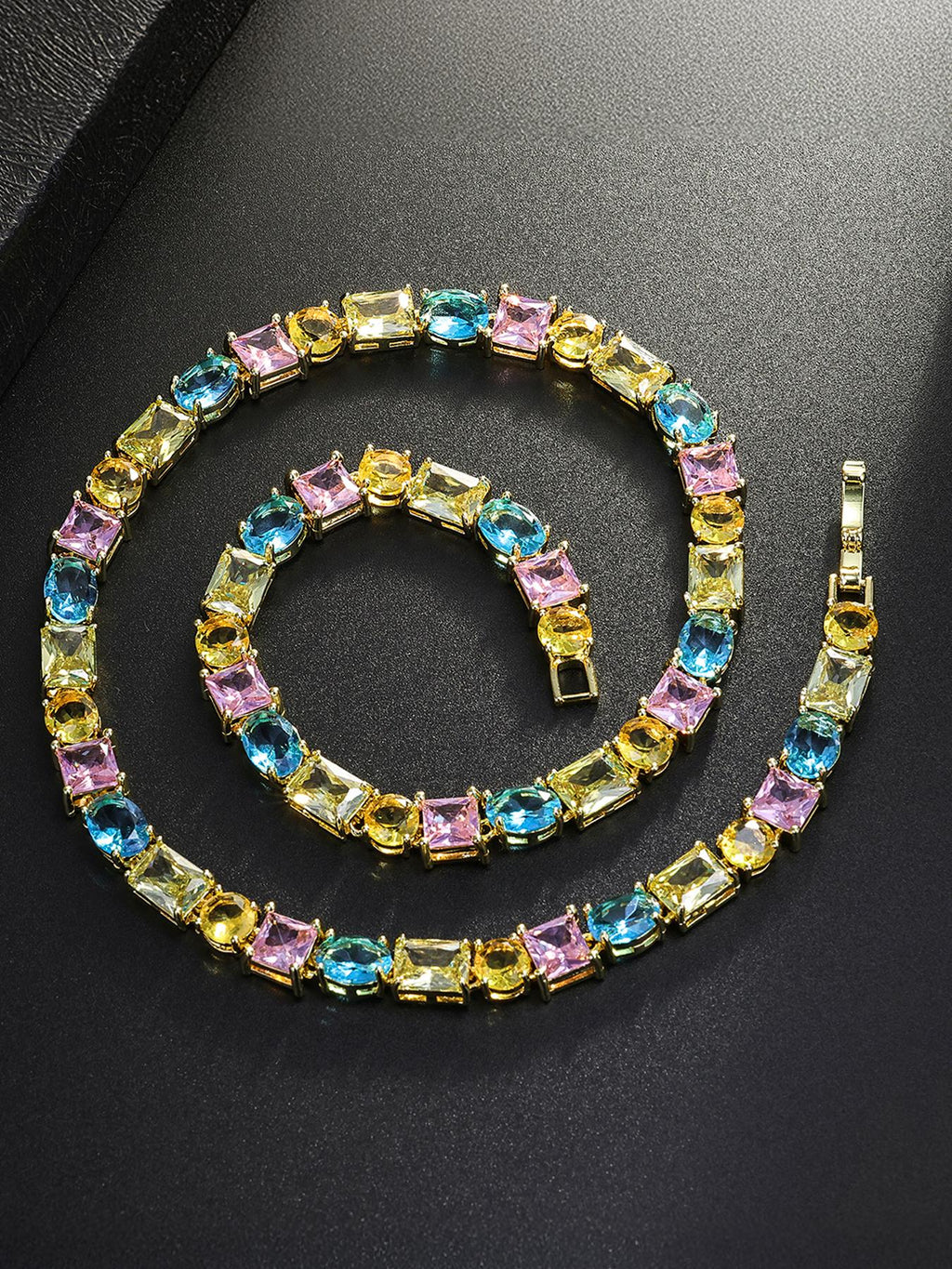 Y2K Color CZ Chain