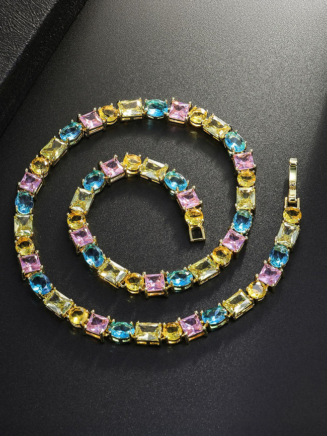 Y2K Color CZ Chain Main Image