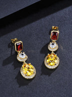 Classic Iced CZ Stud Earrings