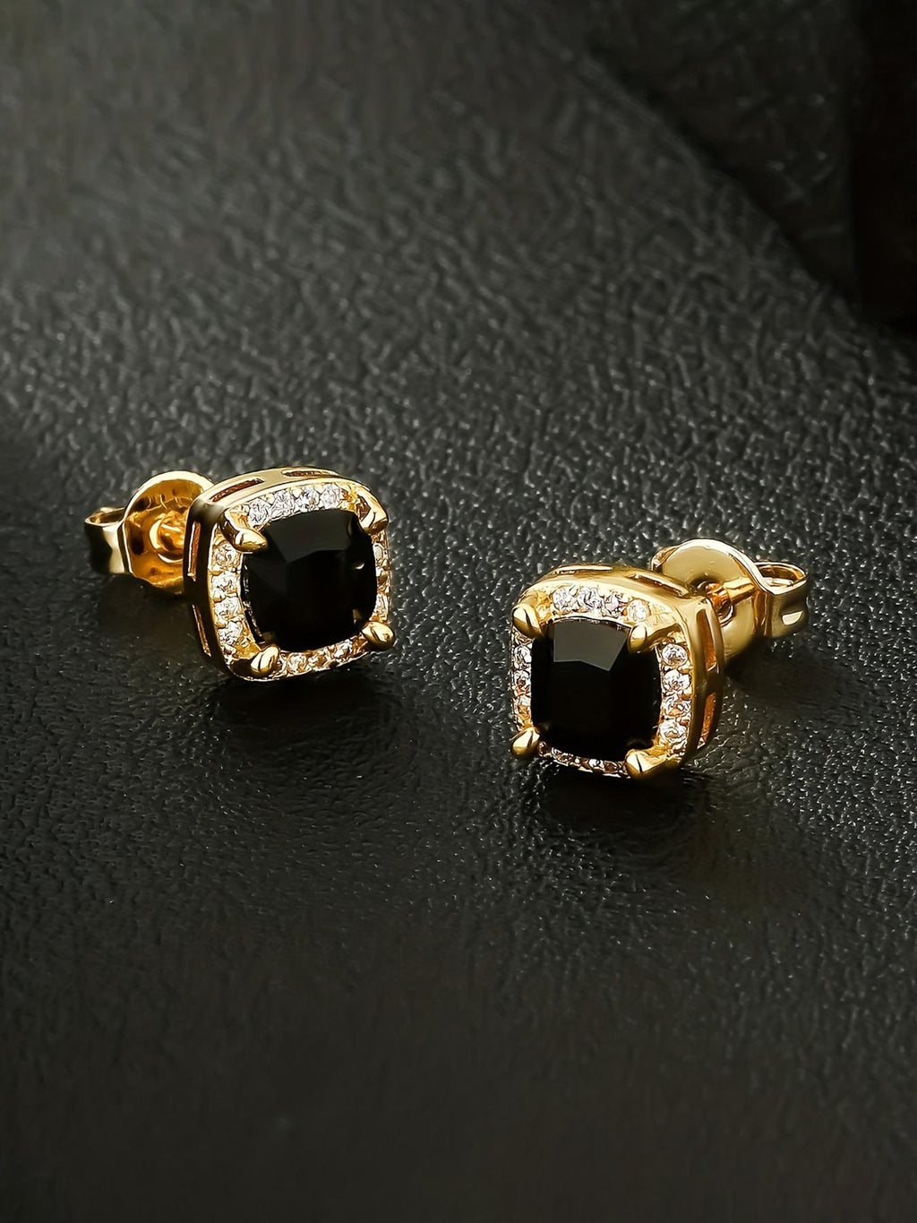 6mm Square CZ Stud Earrings