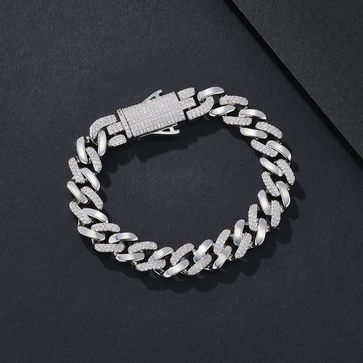 10mm Sleek Plain Miami Cuban Bracelet