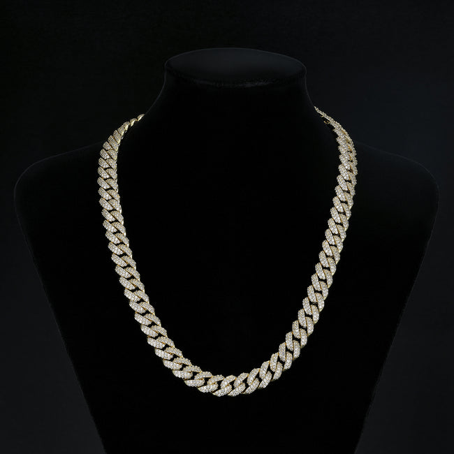 10mm Mid-Width CZ Iced Miami Cuban Hover Image