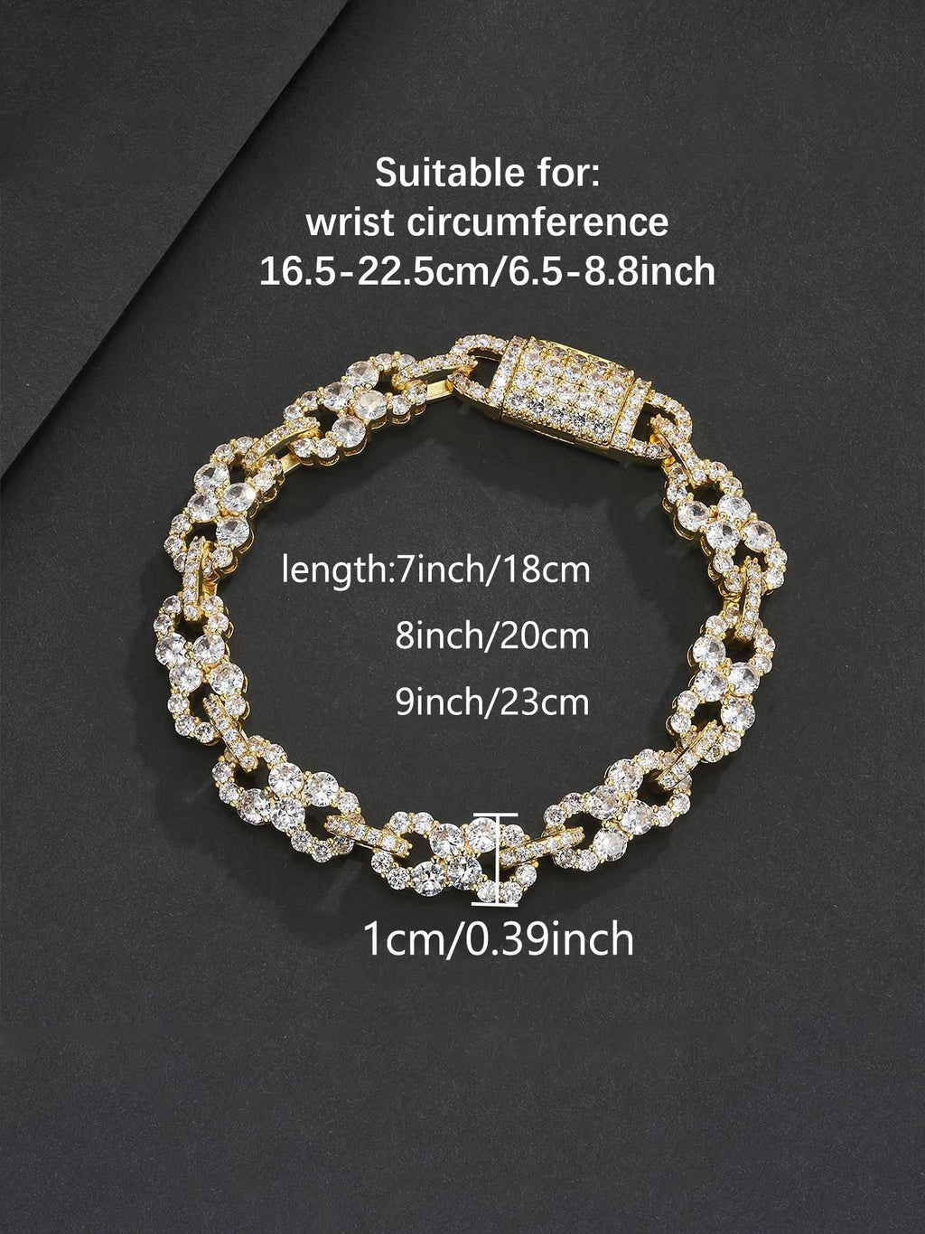 10mm Infinity CZ Bracelet