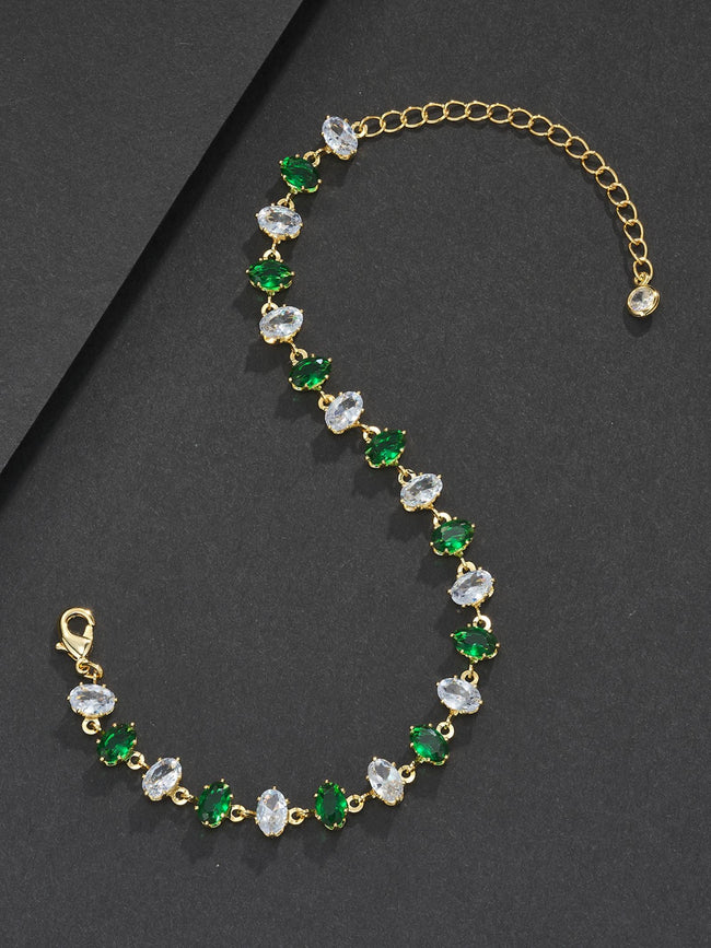 7mm Oval CZ Bracelet Main Image