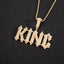 Custom Spiked Letter Cluster Pendant