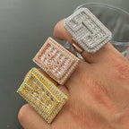Custom Iced Out Letter Ring