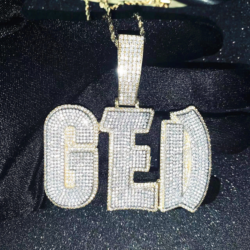 BRE Style Letter & Number Pendant