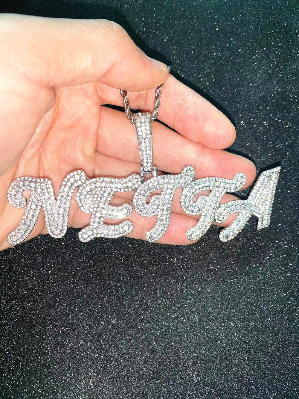Custom Mixed-Case Cala Letter Pendant