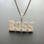 Custom Irregular Script Letter Pendant