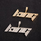 Custom Blade Letter Pendant Necklace