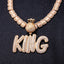 Custom Iced Bubble Letter & Number Pendant
