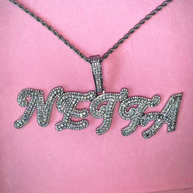 Custom Mixed-Case Cala Letter Pendant Hover Image