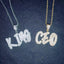 Custom Double-Layer Script Name Pendant