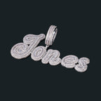 Custom Jala Iced Letter Pendant