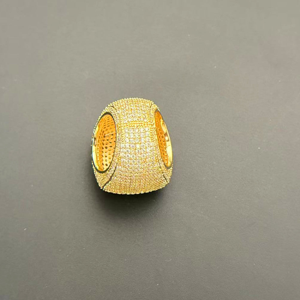 Iced Out Custom Signet Ring