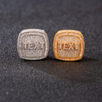 Custom Iced Out CZ Letter Ring