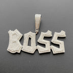 Custom Irregular Script Letter Pendant