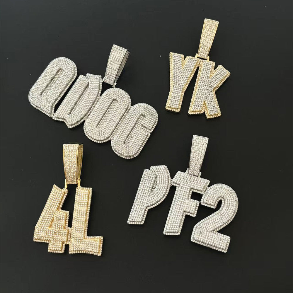 BRE Style Letter & Number Pendant