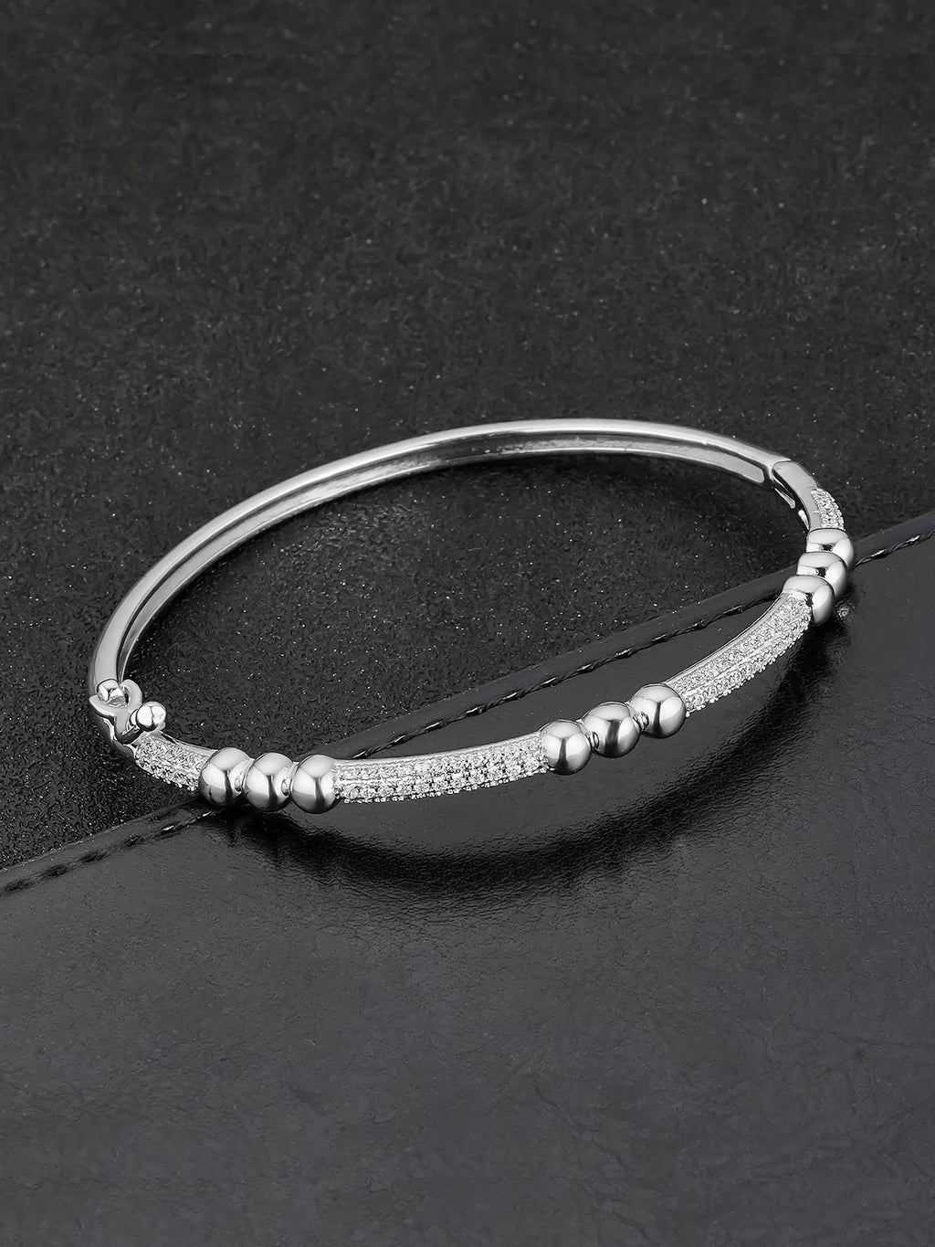 Iced Heart Tennis Bracelet