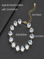 Mixed Shape CZ Bracelet