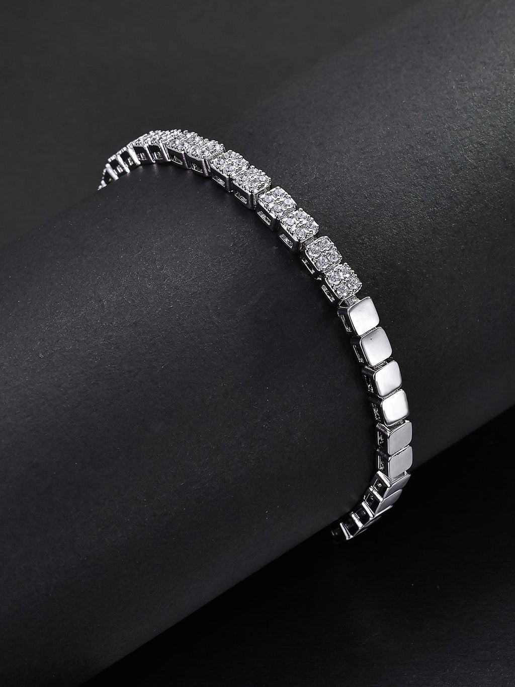 Square CZ Bracelet