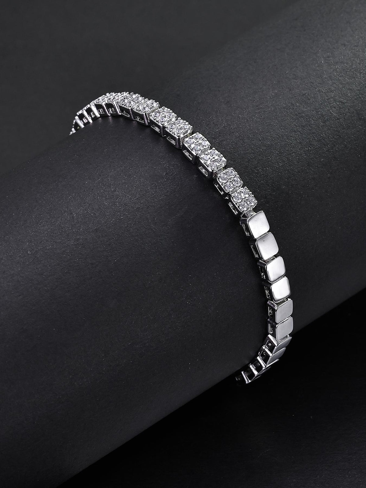 Square CZ Bracelet