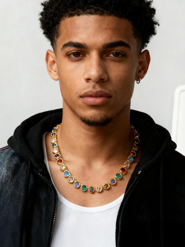 Color Round CZ Chain Hover Image