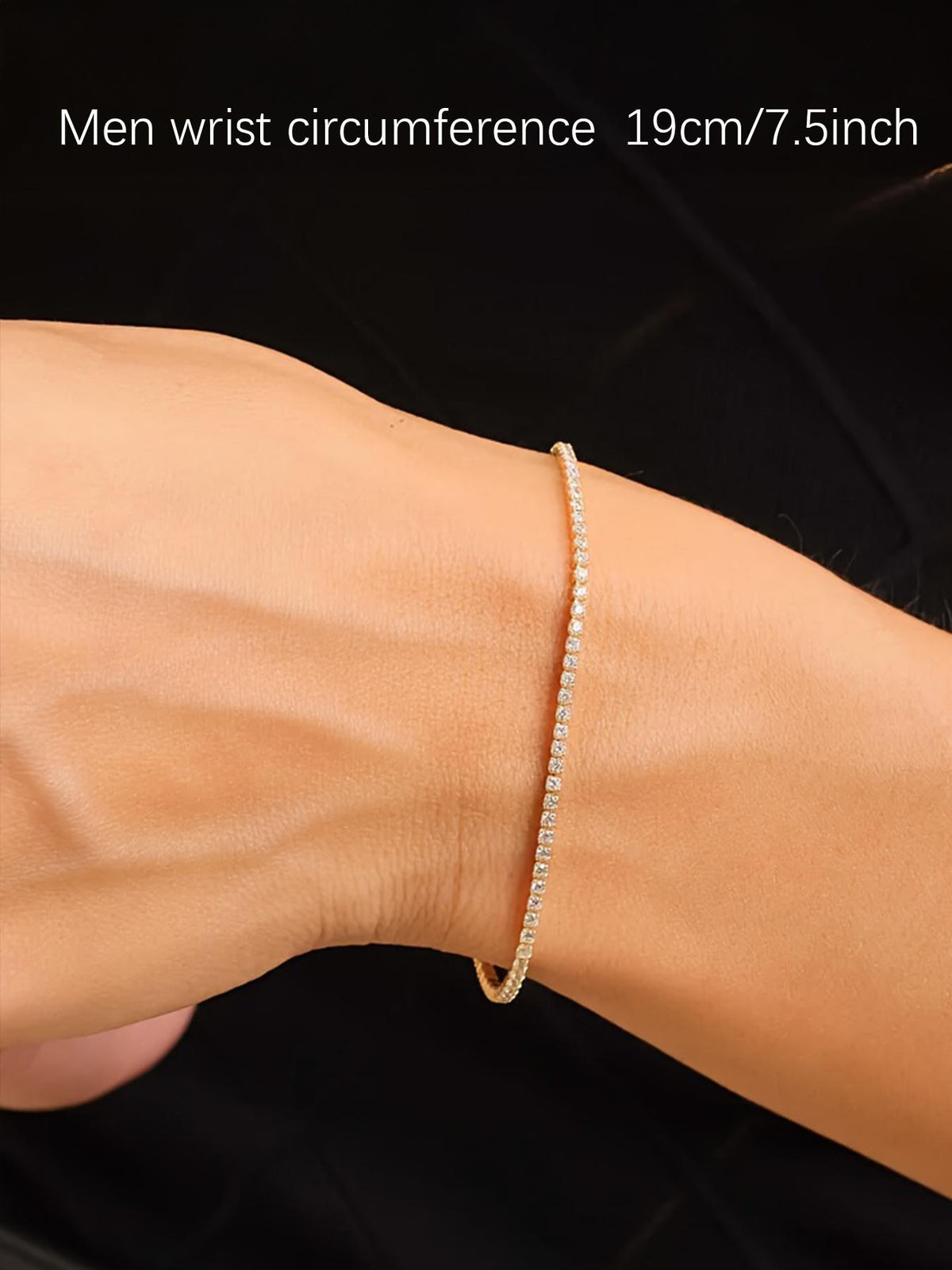 3MM Iced Tennis Bracelet