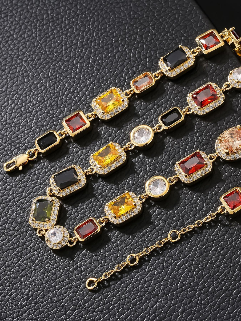 10mm Color Gem CZ Chain