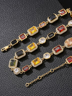 10mm Color Gem CZ Chain