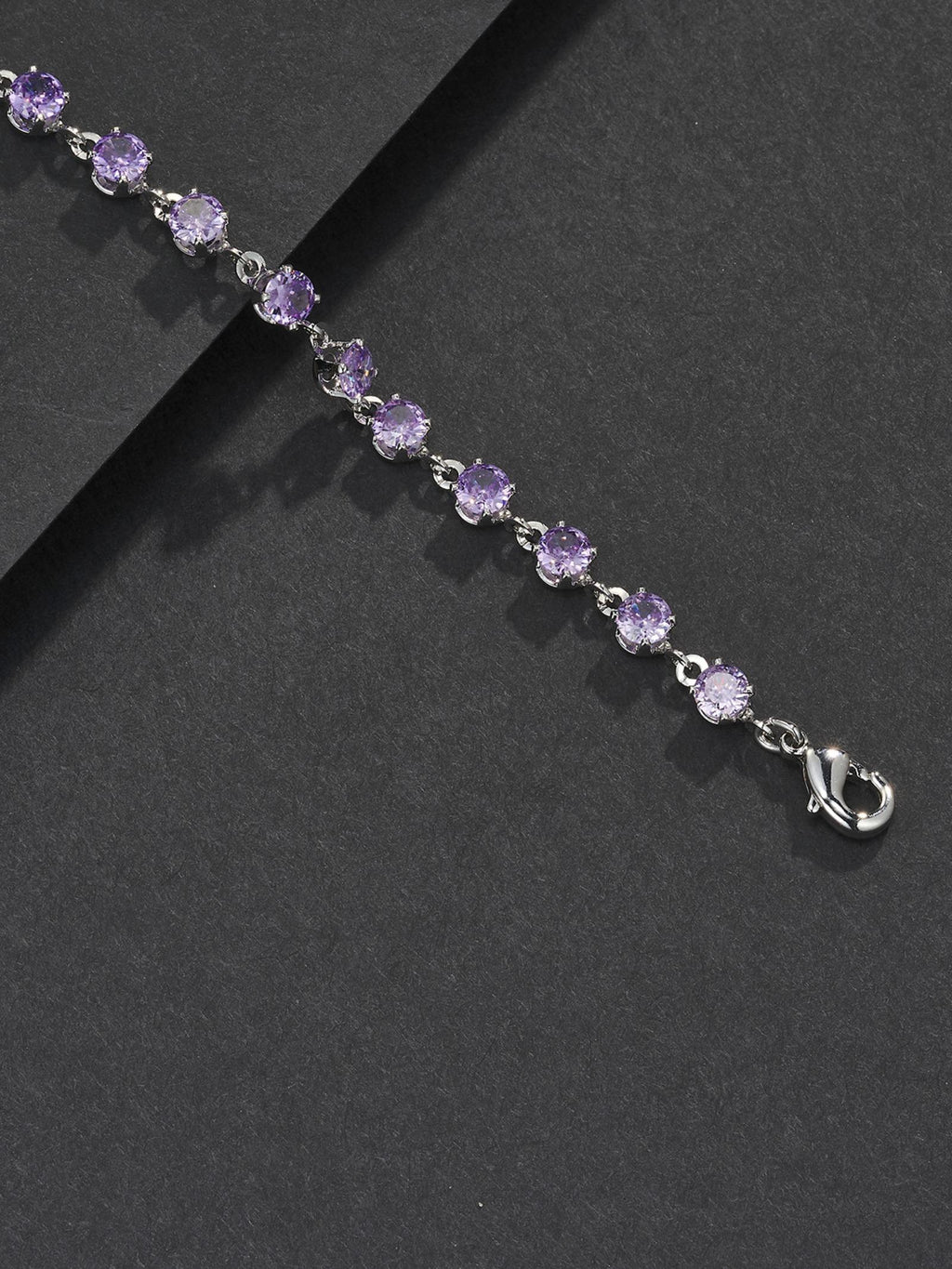 4mm Purple Gemstone Bracelet