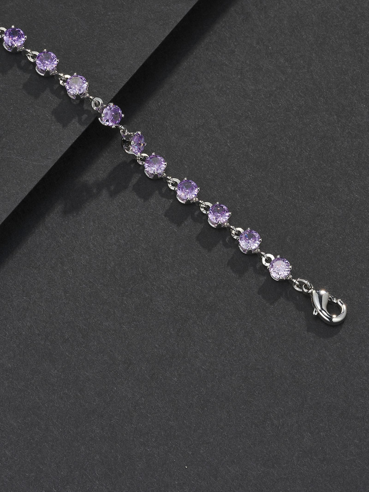4mm Purple Gemstone Bracelet