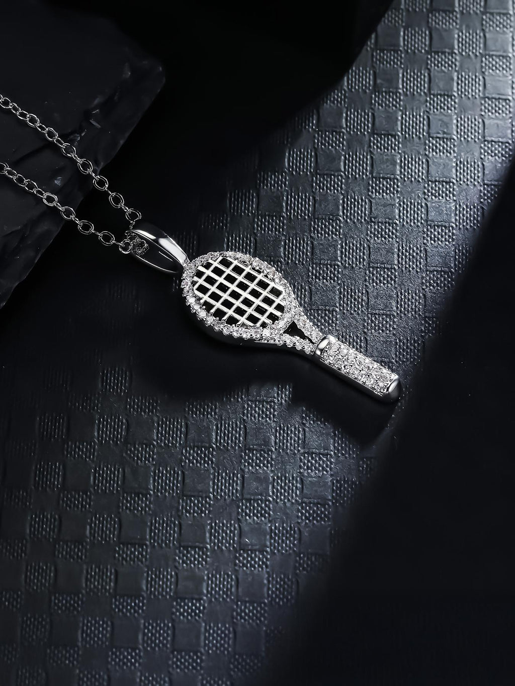 3D Tennis Racket Pendant