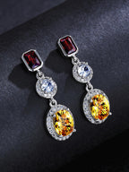 Classic Iced CZ Stud Earrings