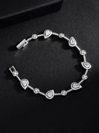 Teardrop Couple CZ Bracelet